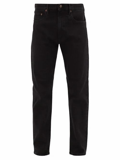 Tm005 Tapered-leg Jeans - Mens - Black