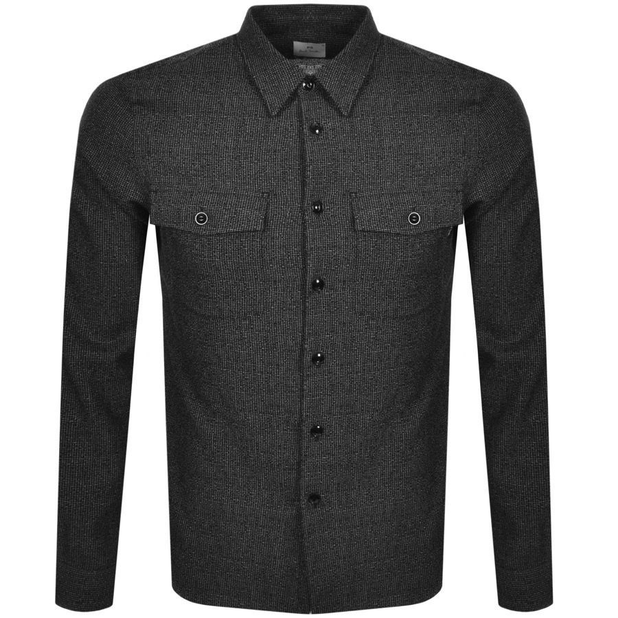 PS By Paul Smith Tailored Long Sleeve Shirt Black