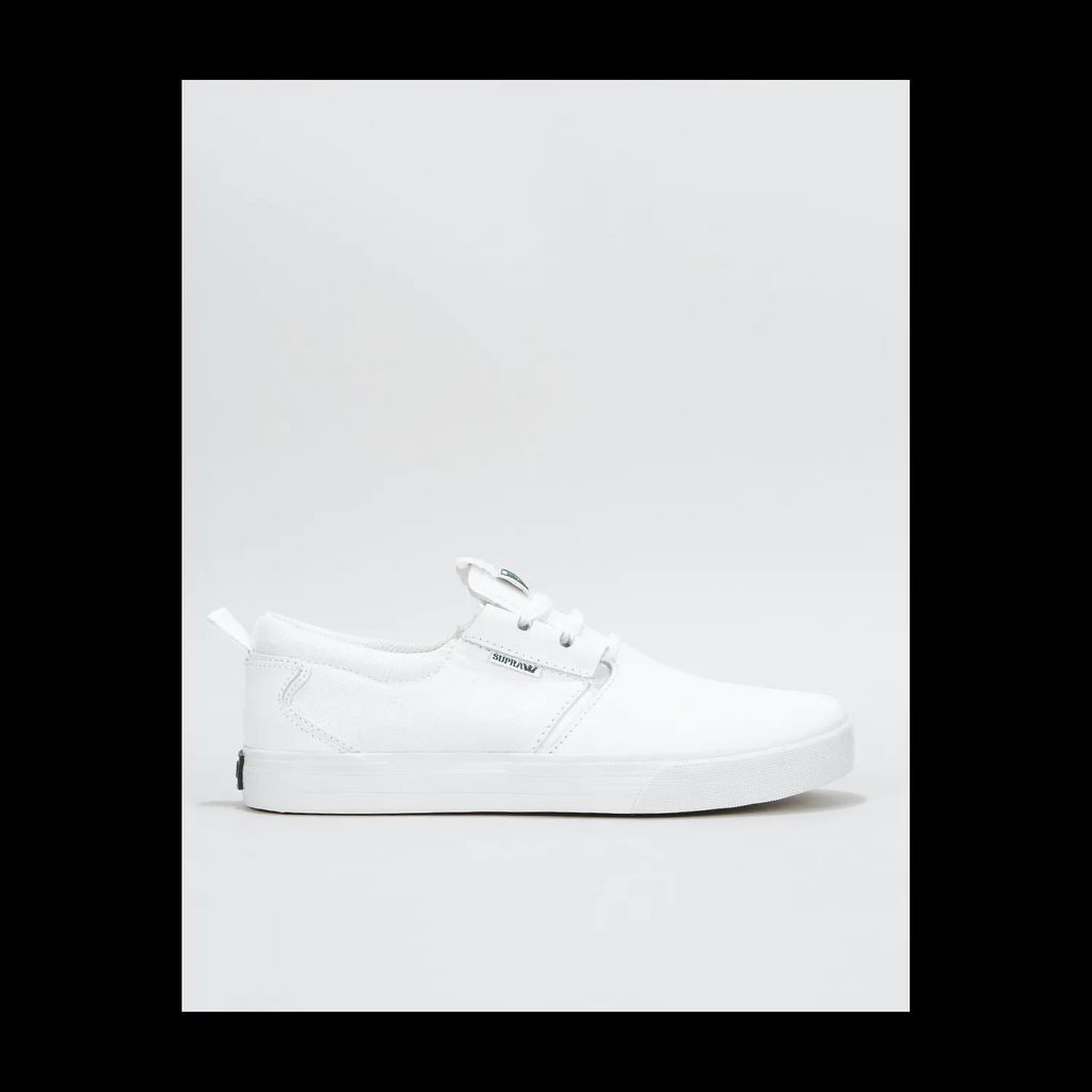 Flow Skate Shoes - White-White/Gum (UK 7.5)