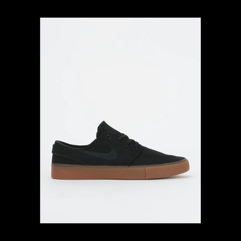 Zoom Stefan Janoski Canvas RM Skate Shoes - Black/Black-Gum Li (UK 14)