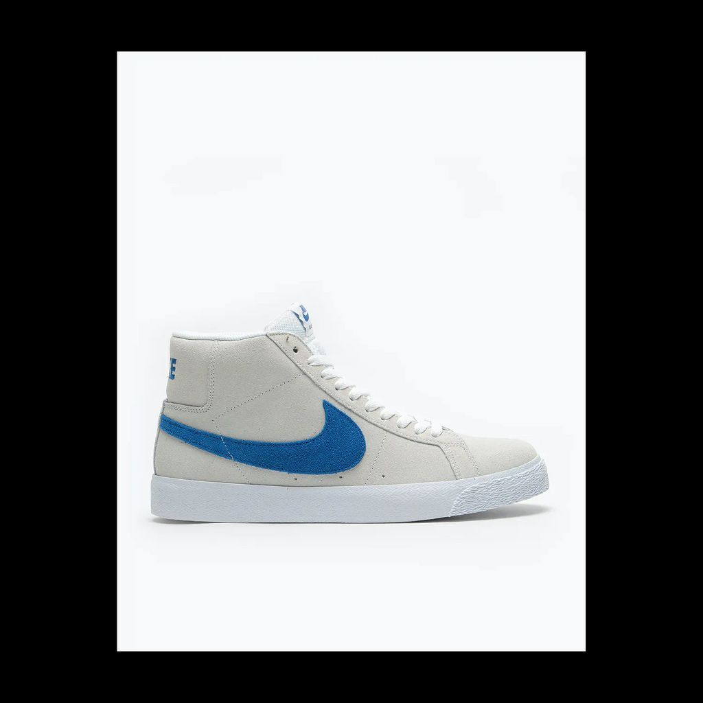 Zoom Blazer Mid Skate Shoes - White/Team Royal-White-Cerulean (UK 6)