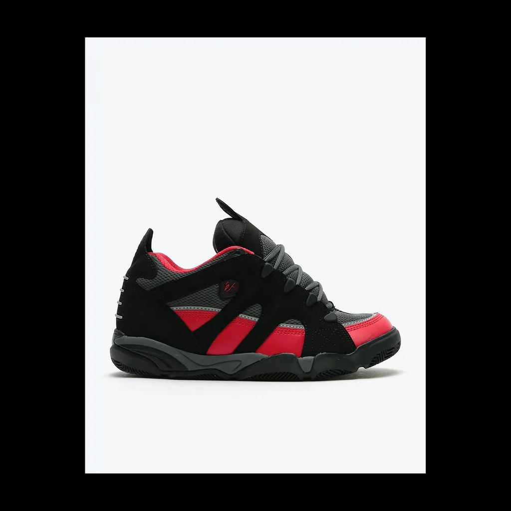 éS Scheme Skate Shoes - Black/Red (UK 9)