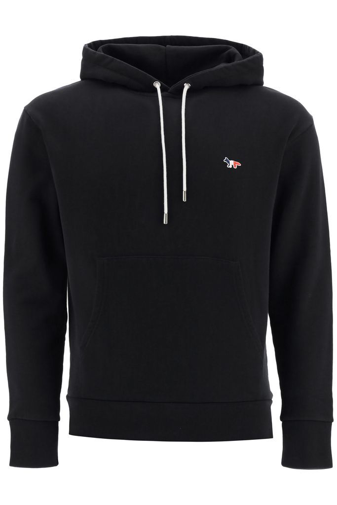 Hoodie With Tricolor Fox Patch