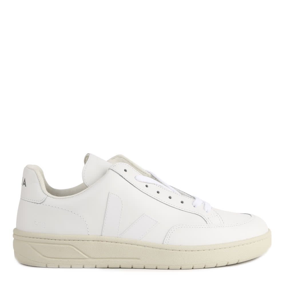 White V-12 Sneakers In Leather