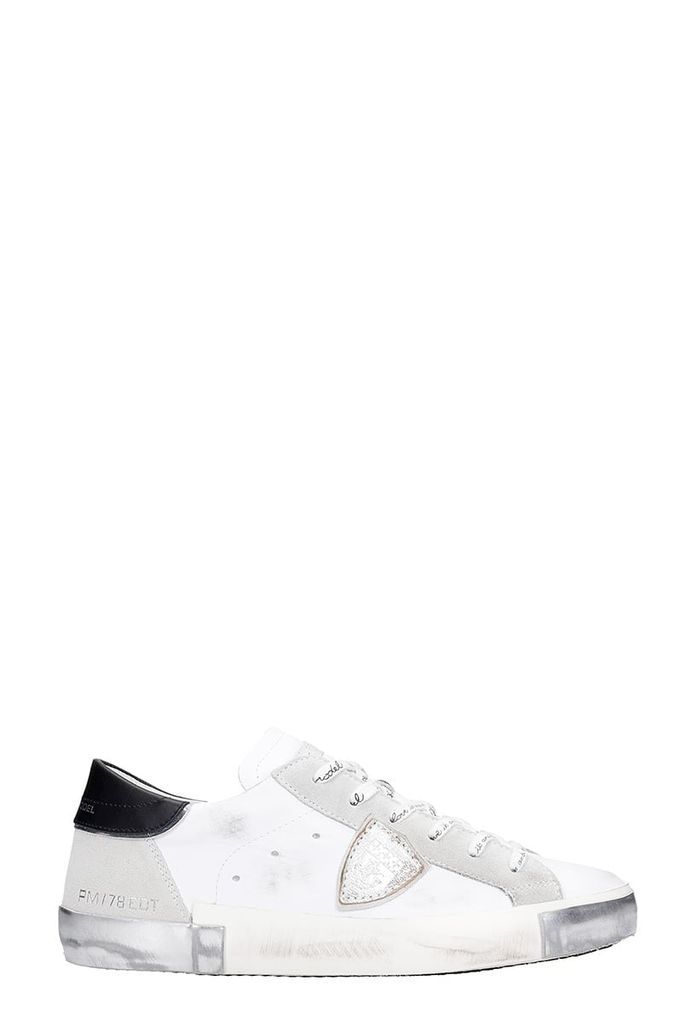 Prsx L Sneakers In White Leather