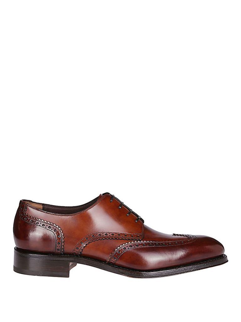 Brown Leather Bryant Derby Shoes