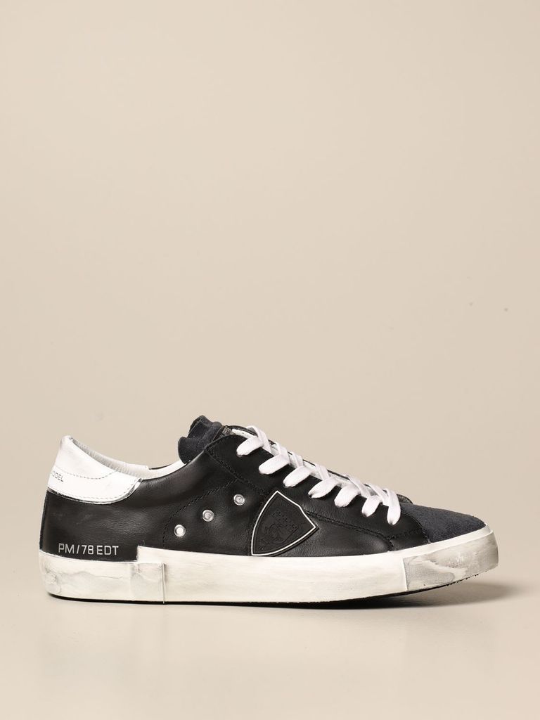 Sneakers Paris Philippe Model Sneakers In Leather And Suede