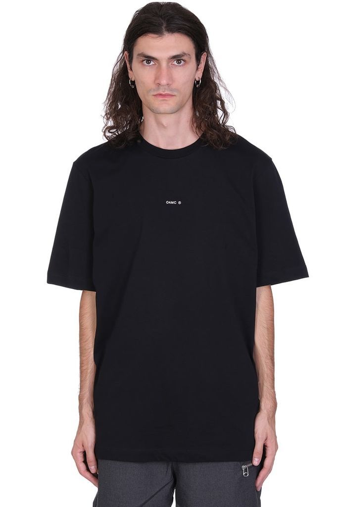 Mark T-shirt In Black Cotton