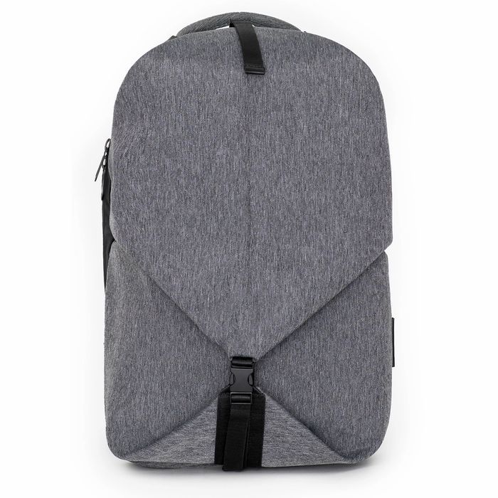 Oril Small Black Melange Ecoyarn Backpack