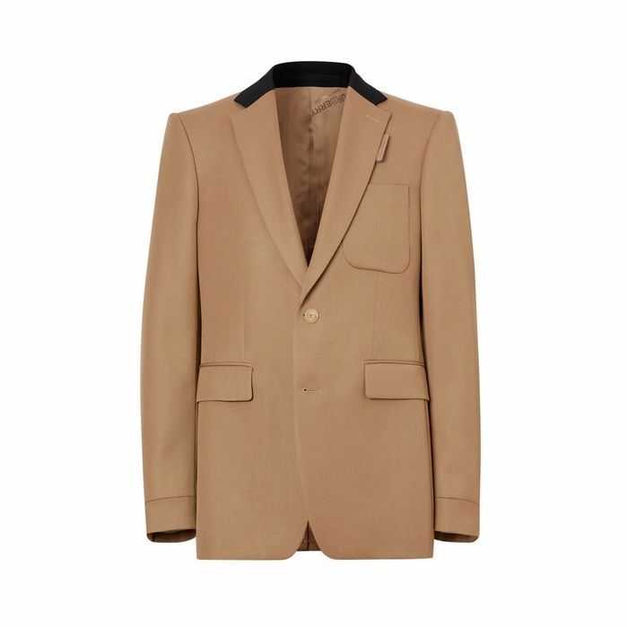 Classic Fit Two-tone Wool Tailored Jacket