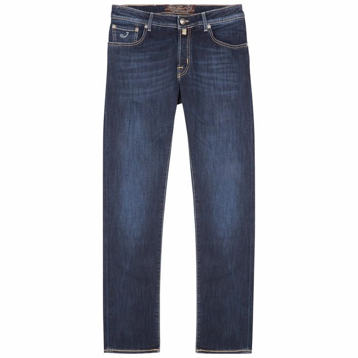 J622 Dark Blue Slim-leg Jeans