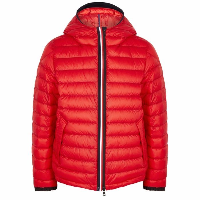 Morvan Red Quilted Shell Jacket