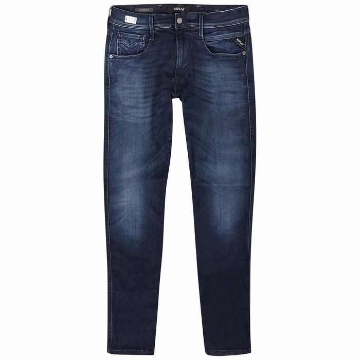 Anbass Hyperflex Blue Slim-leg Jeans