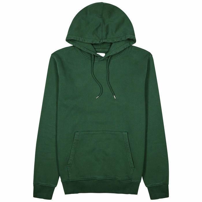 Army Green Hooded Cotton Sweatshirt