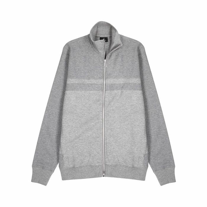 Grey Mélange Cotton-blend Sweatshirt