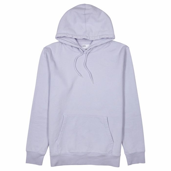 Lilac Hooded Cotton Sweatshirt
