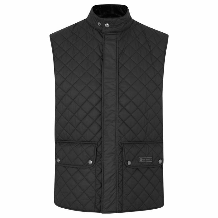 Black Quilted Shell Gilet