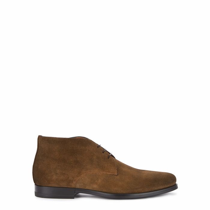 Mars Brown Suede Ankle Boots
