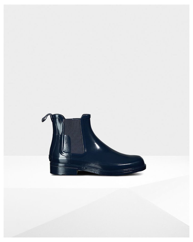 Men's Refined Slim Fit Gloss Chelsea Boots