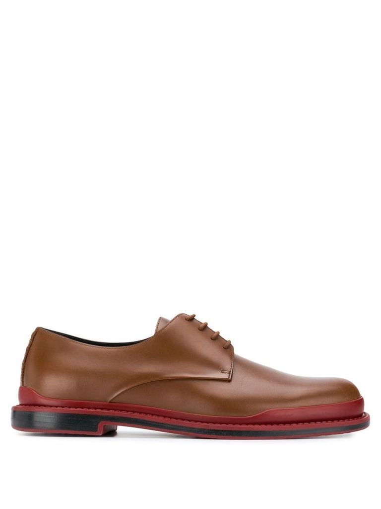 Bottega Veneta classic derby shoes - Brown