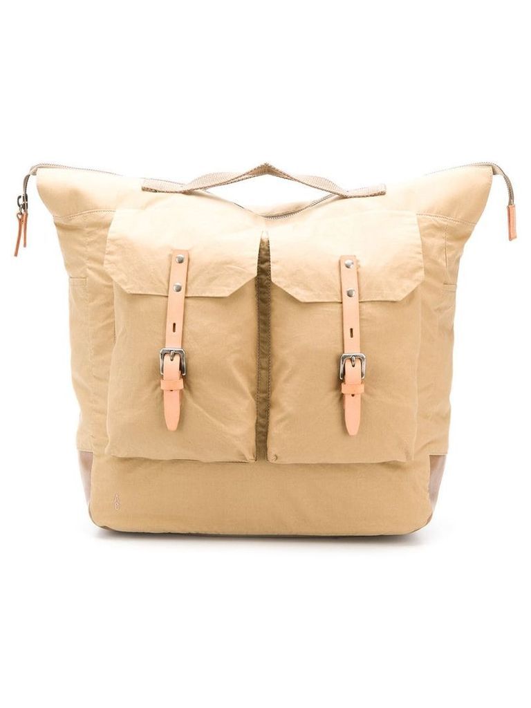 Ally Capellino large Frank backpack - Neutrals
