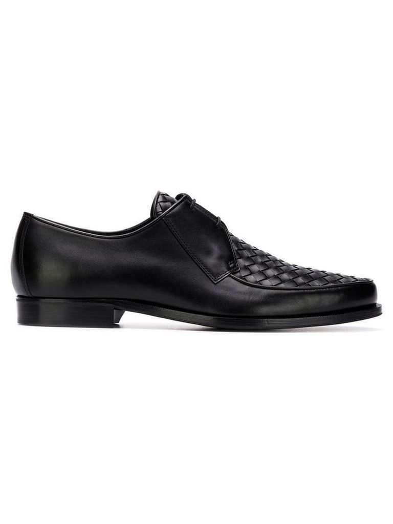 Bottega Veneta woven Derby shoes - Black