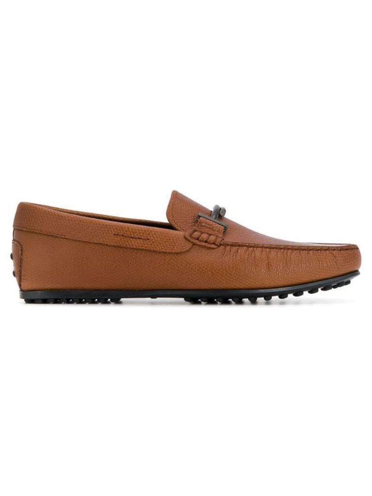 Tod's Double T Gommino loafers - Brown