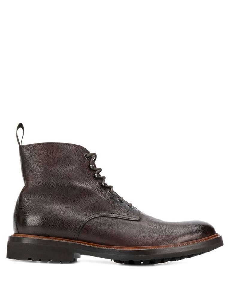 Dell'oglio lace-up boots - Brown