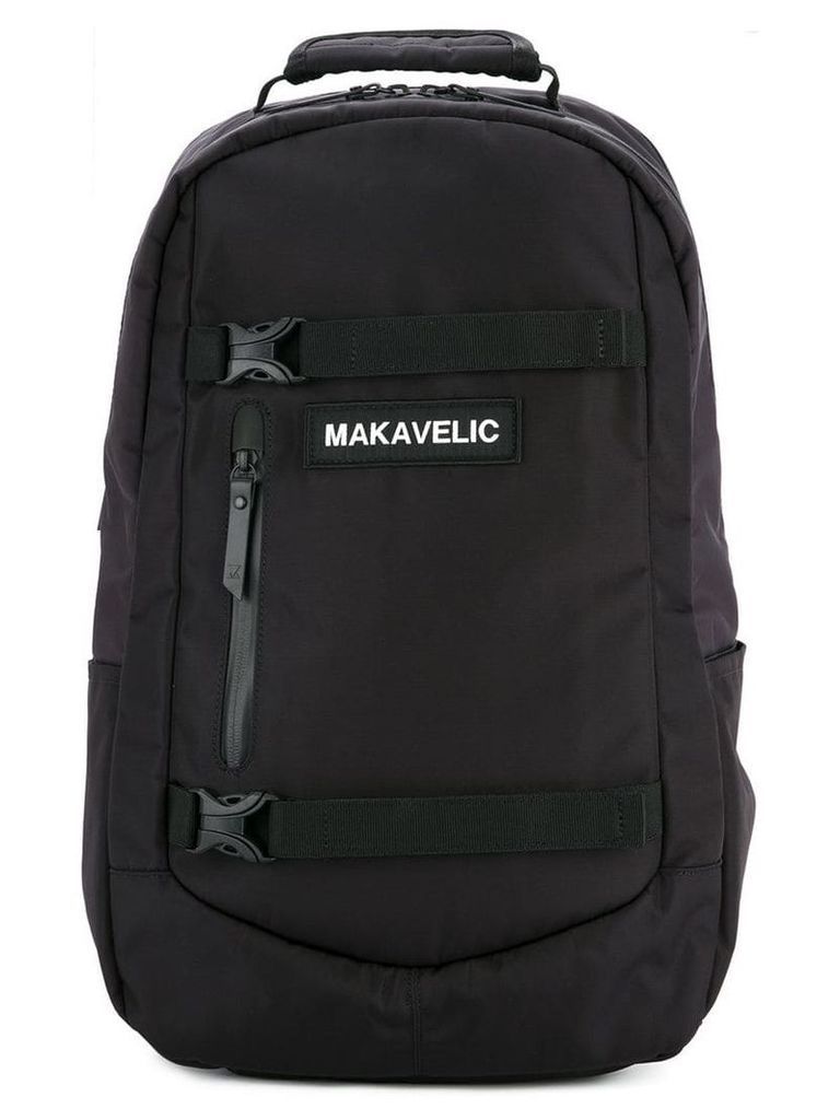 Makavelic push buckle fastened backpack - Black