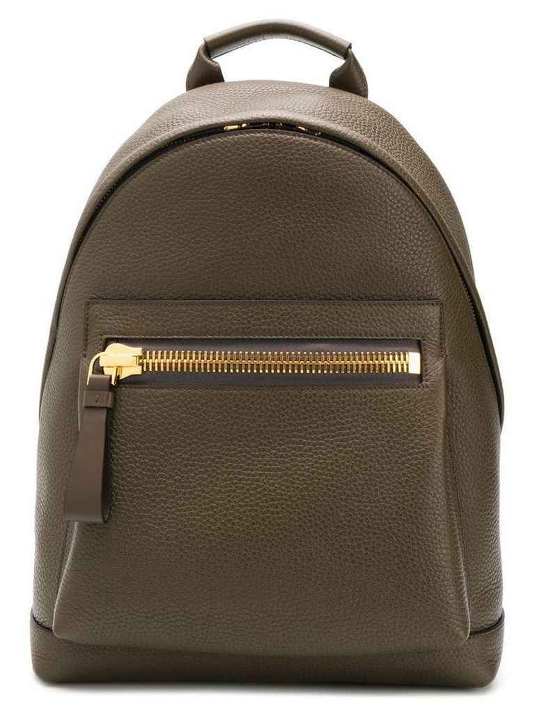 Tom Ford large zipper backpack - Brown