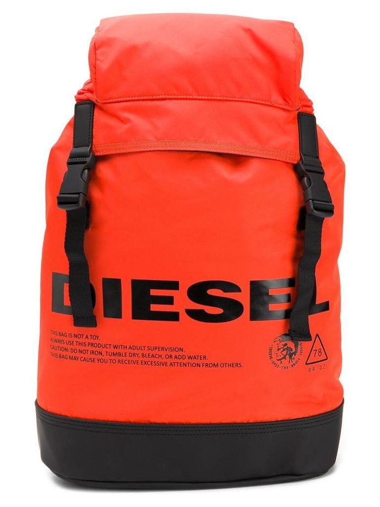 Diesel monochrome backpack - Orange