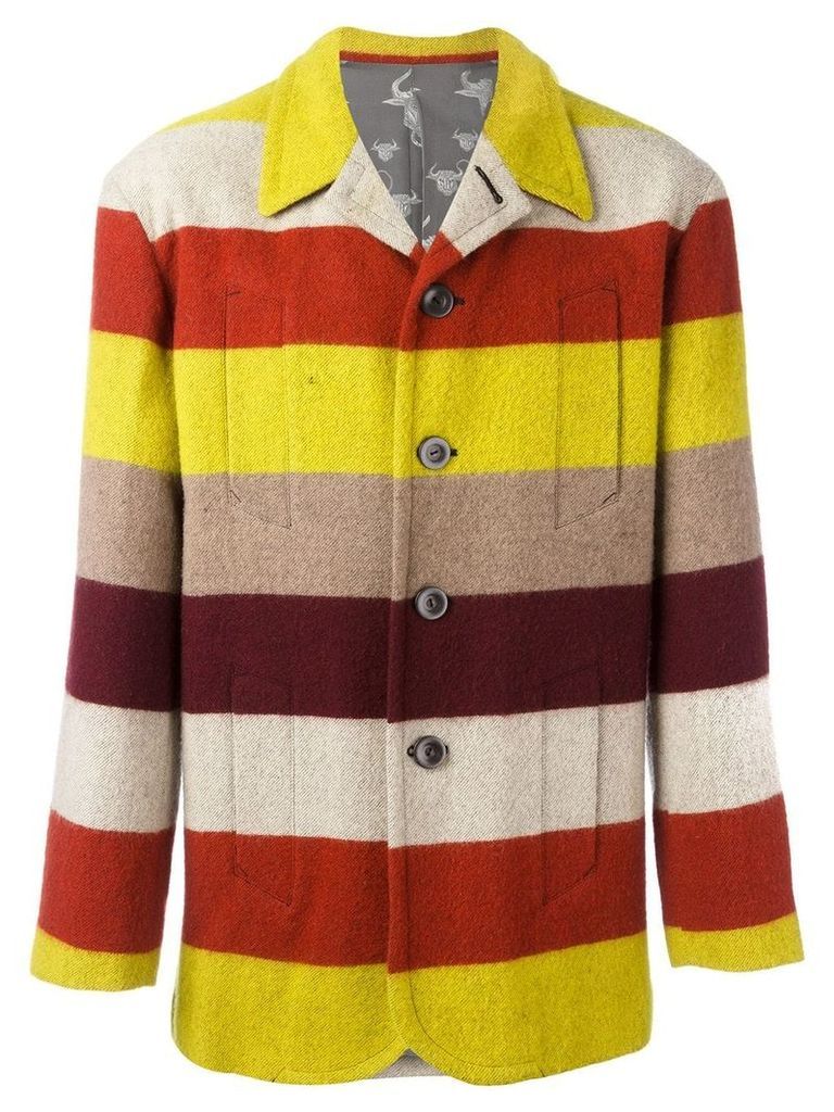 Jean Paul Gaultier Pre-Owned striped jacket - Yellow