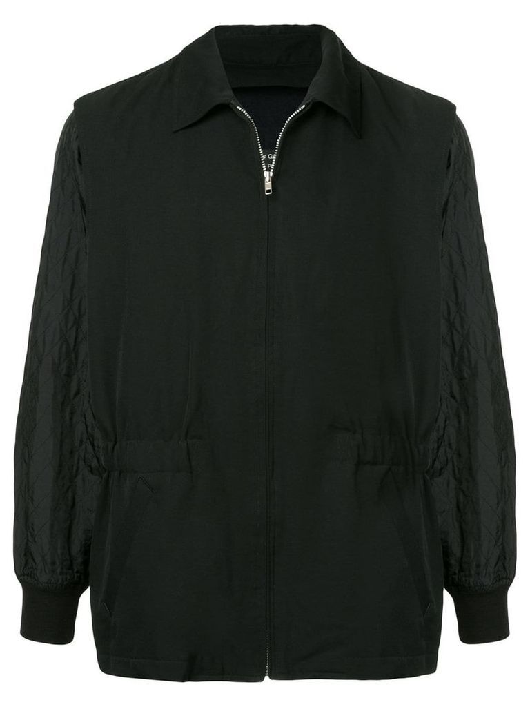 Comme Des Garçons Pre-Owned quilted sleeved jacket - Black