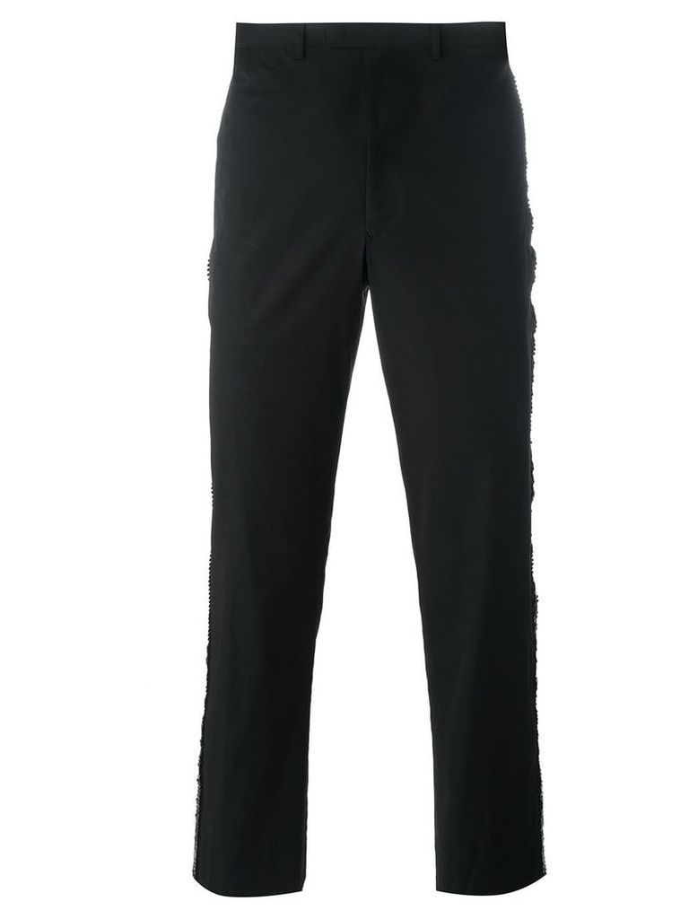 Jean Paul Gaultier Pre-Owned chainmail detail trousers - Black