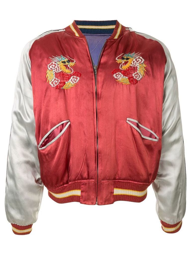 Fake Alpha Vintage reversible sounvenir jacket - Red