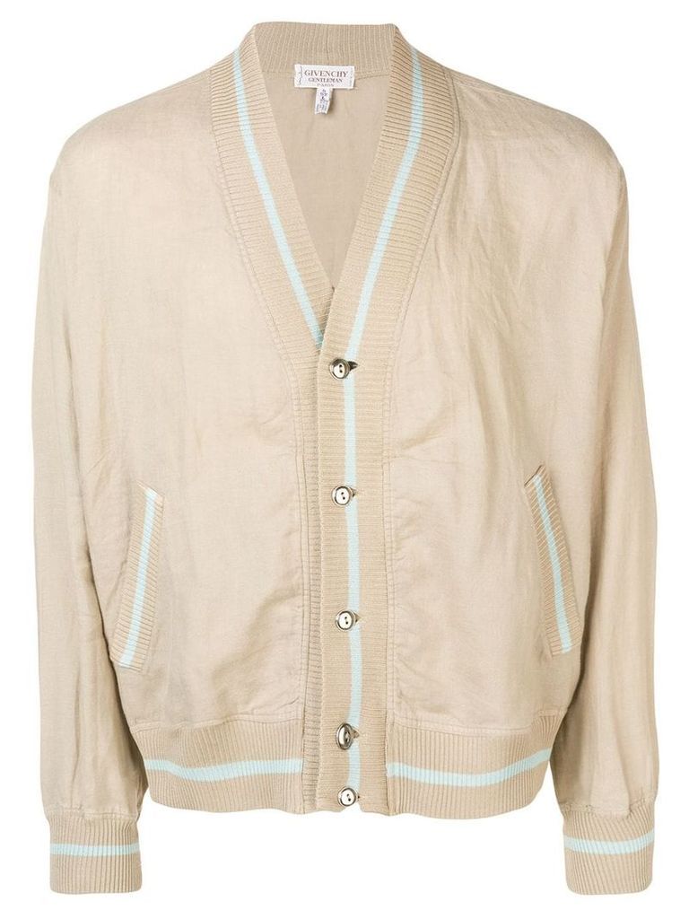 Givenchy Pre-Owned 1980's bomber jacket - Neutrals