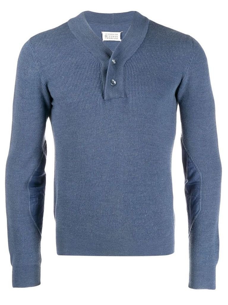 Maison Martin Margiela Pre-Owned ribbed pullover - Blue