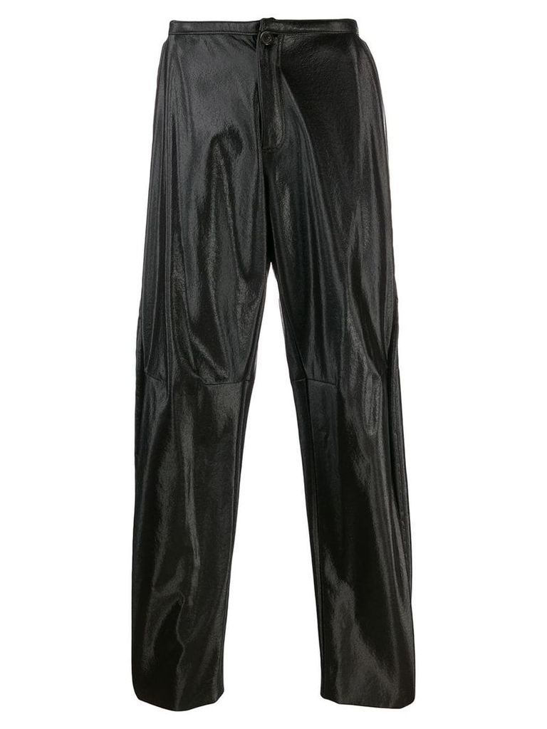 Walter Van Beirendonck Pre-Owned 2009/10's Glow faux leather trousers