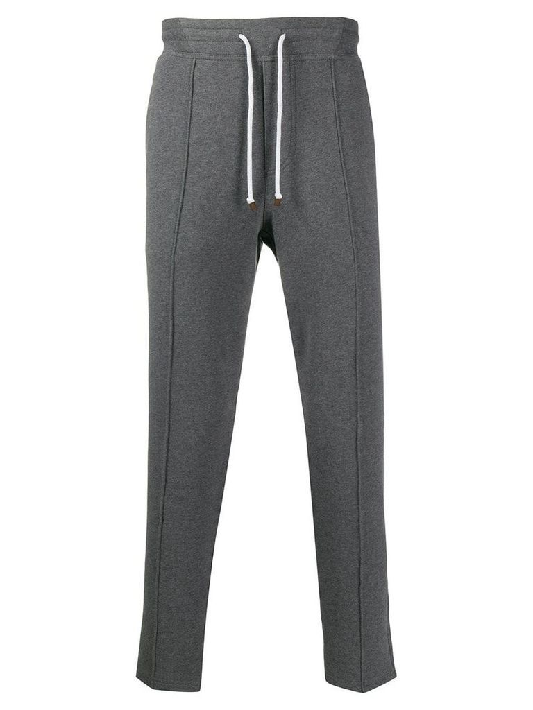 Brunello Cucinelli straight-leg track pants - Grey