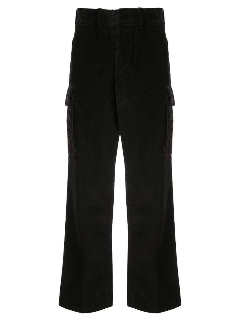 Helmut Lang Pre-Owned 1998 Corduroy carho trousers - Black