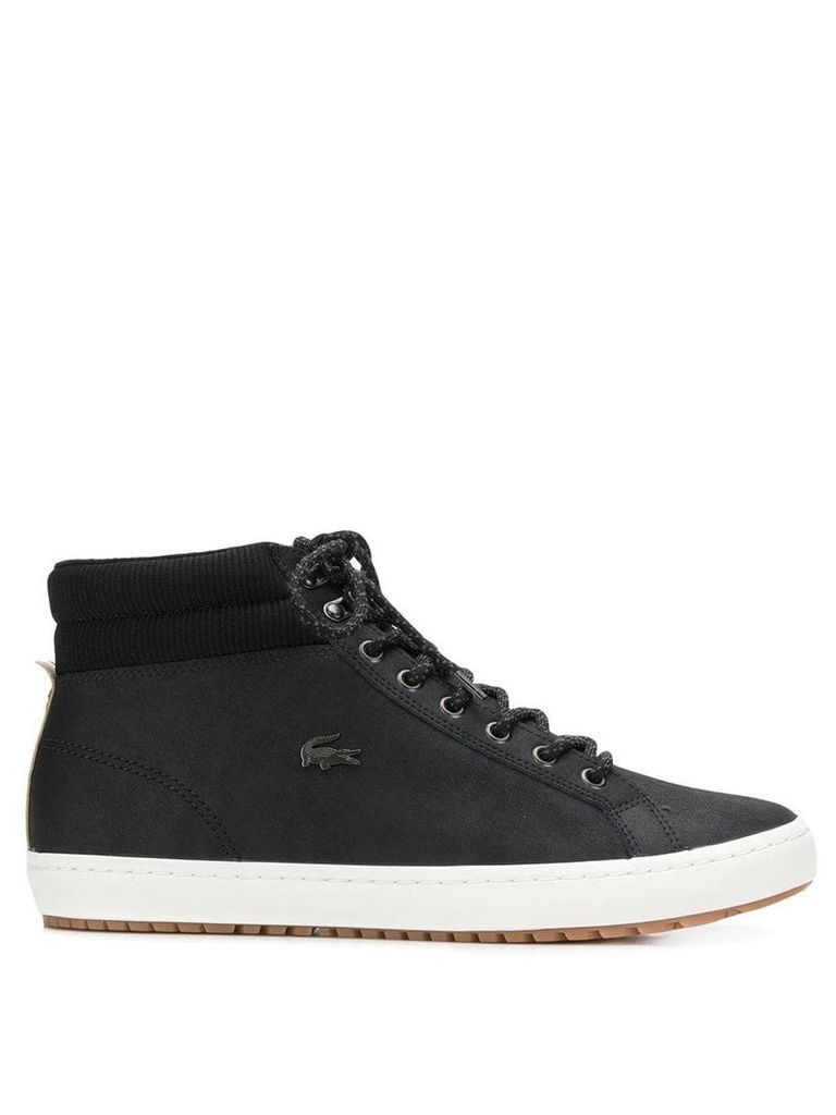 Lacoste shearling boots - Black