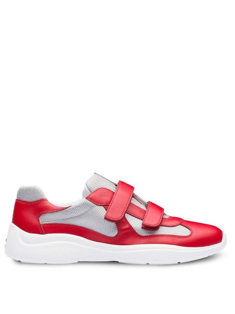 Prada colour-block sneakers - Red
