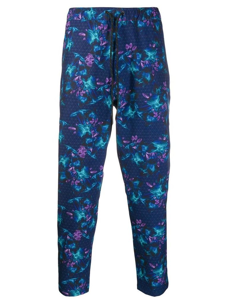 Dyne floral performance trousers - Blue