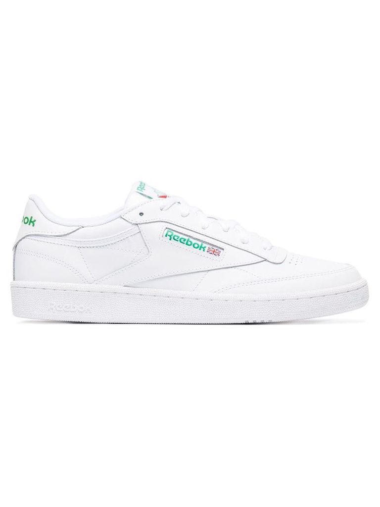 Reebok Club C85 embroidered style sneakers - White