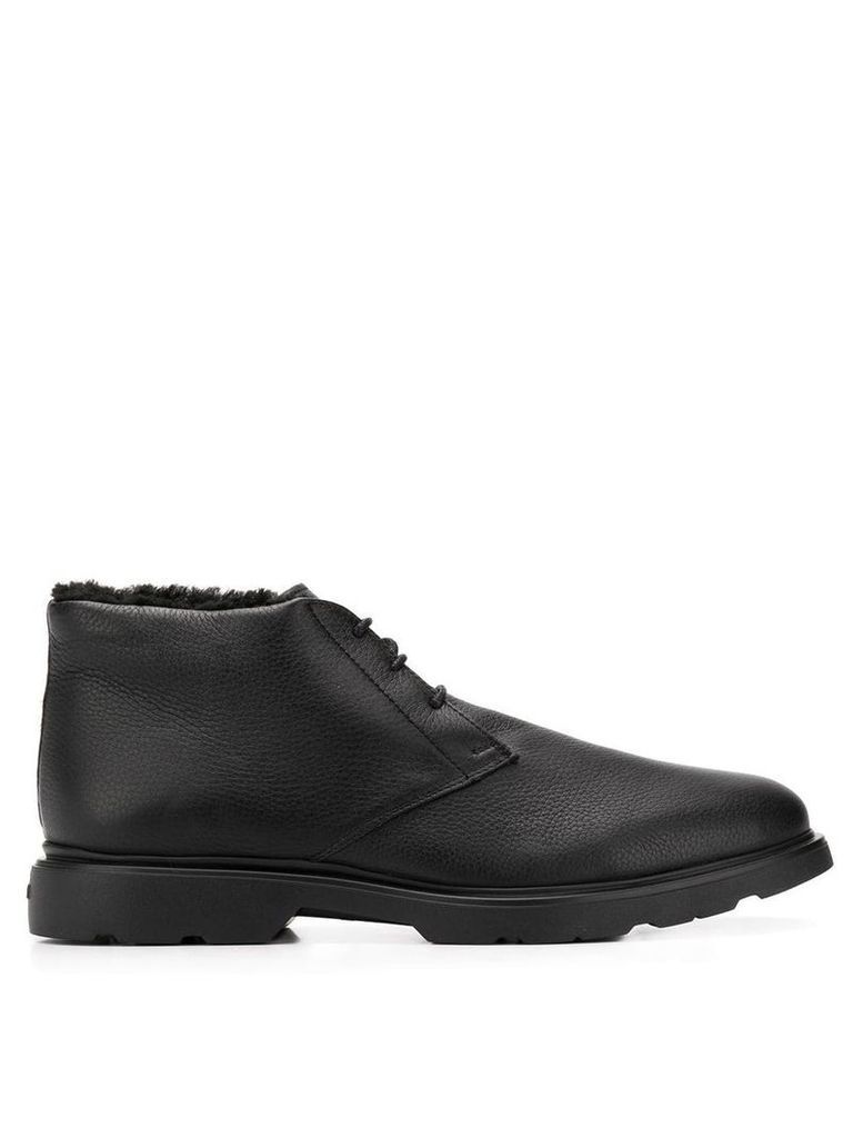 Hogan lace-up lined boots - Black