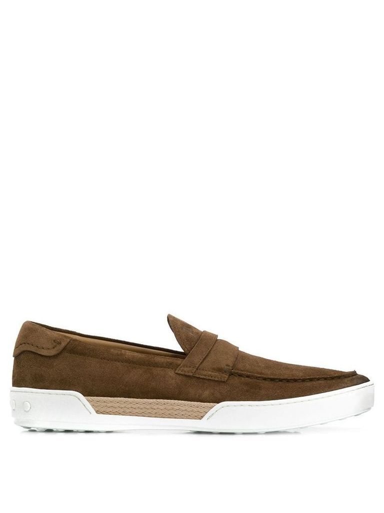 Tod's slip-on loafers - Brown