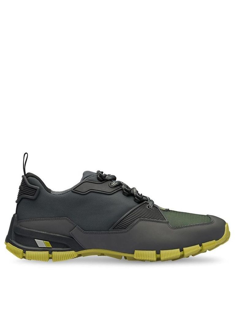 Prada Fabric and leather Crossection sneakers - Grey