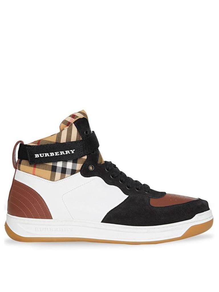Burberry high-top sneakers - Brown