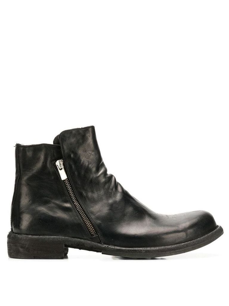 Officine Creative Ikon zipped ankle boots - Black