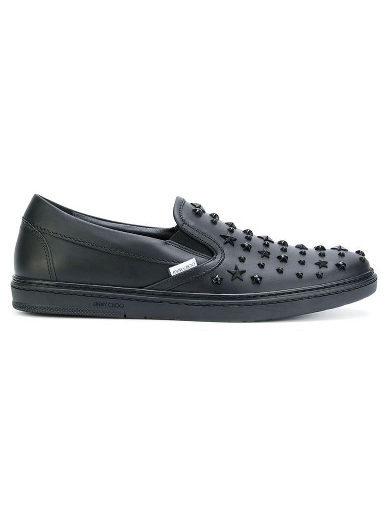 Jimmy Choo 'Grove' studded slip on sneakers - Black